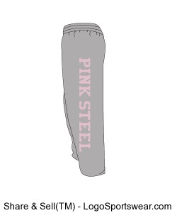 Pink Steel Leg Print Design Zoom